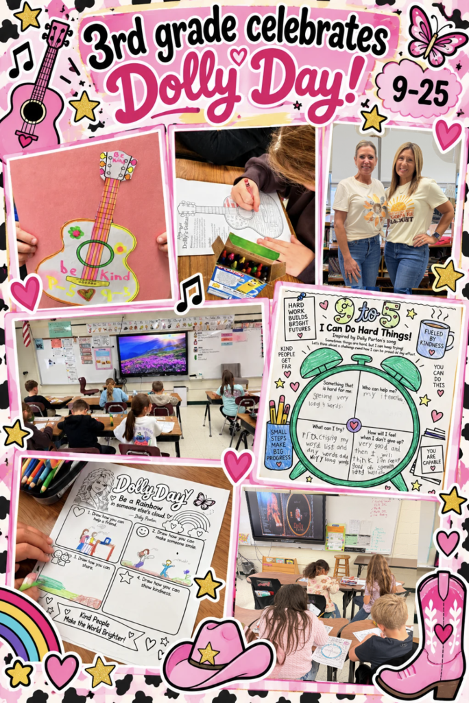 3rd Grade celebrates Dolly Day (9-25)!
