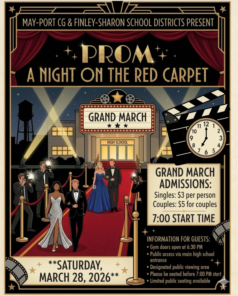 Prom is Saturday, March 28!