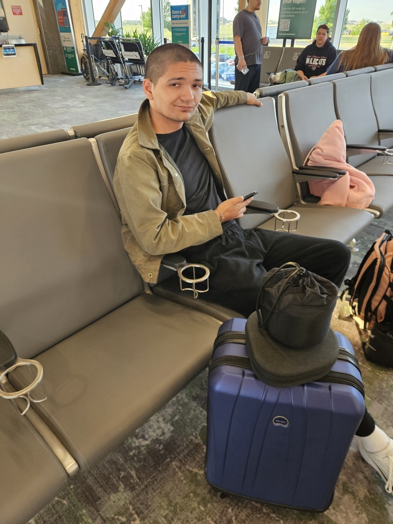 Waiting for flight