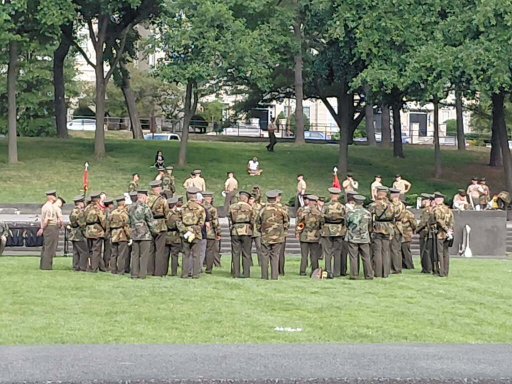 National Guard drill
