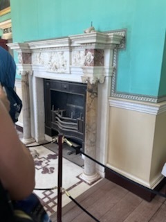 Original fireplace
