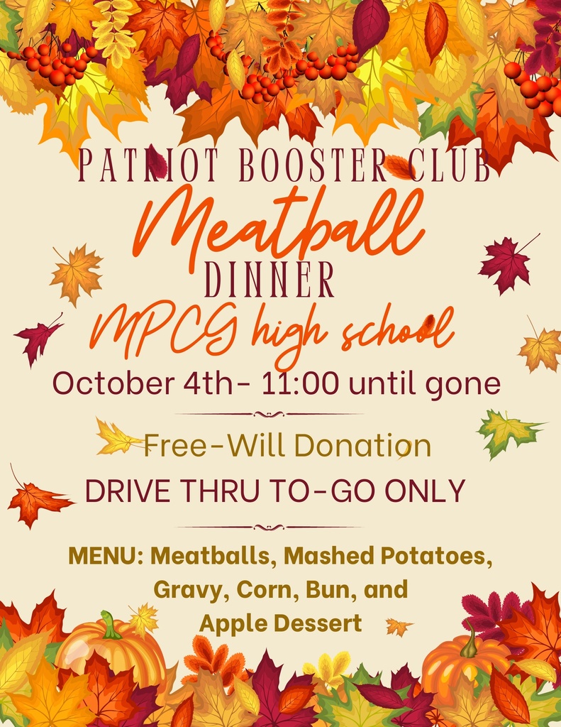 Mark your calendars for the annual Booster Club Dinner!