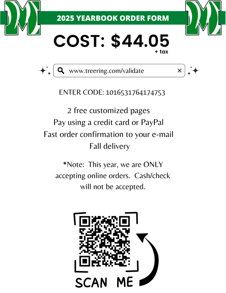 Yearbook Order Info