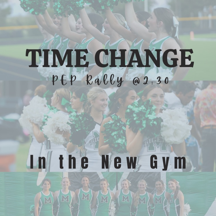pep rally time change