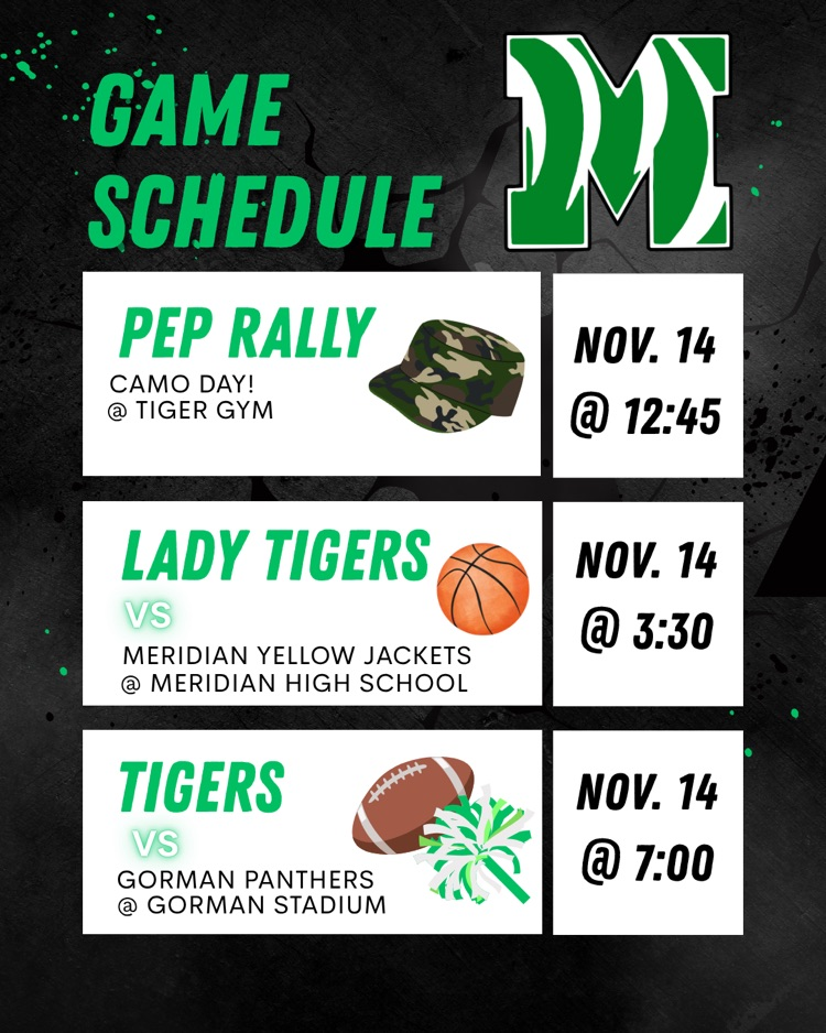 game schedule