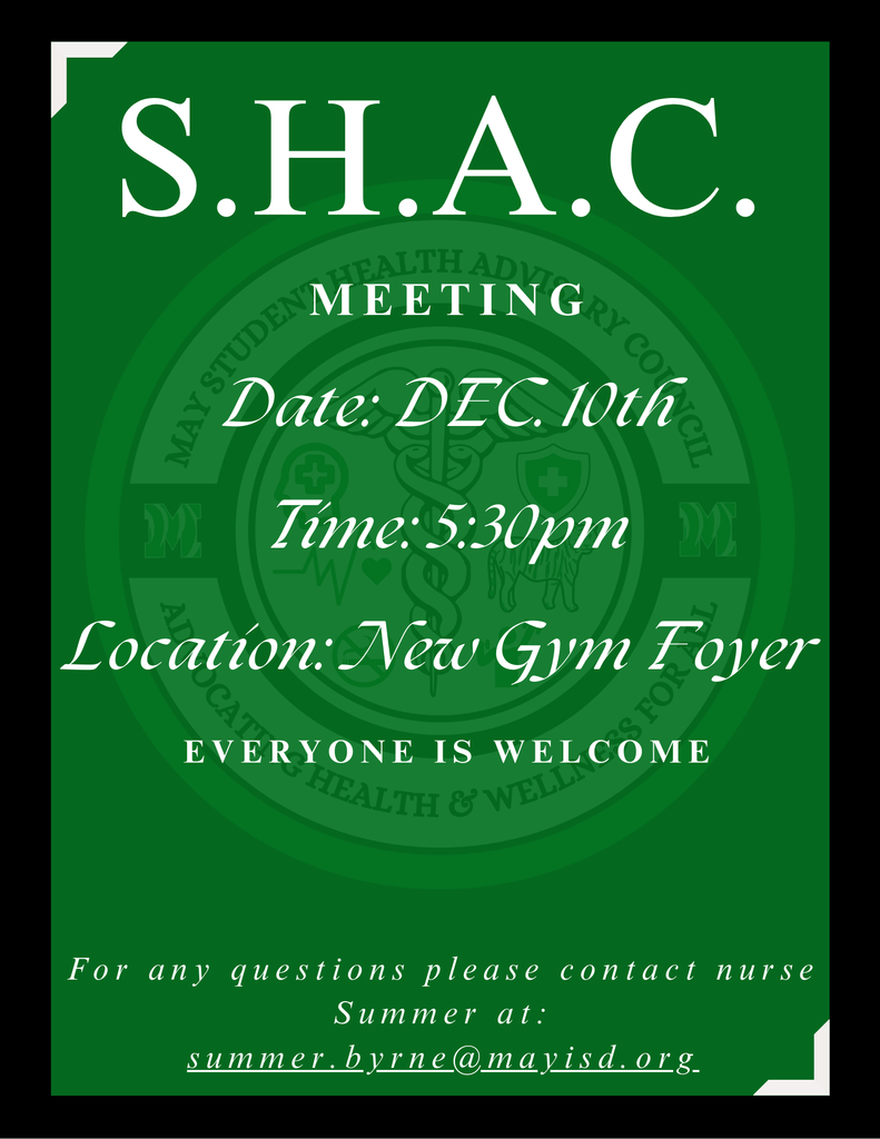 SHAC MEETING