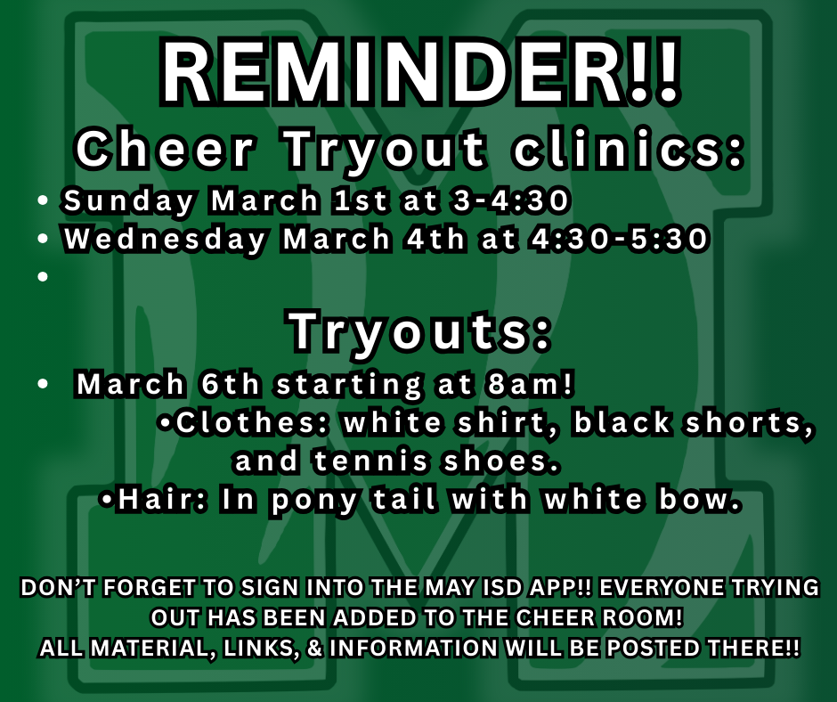 cheer reminder