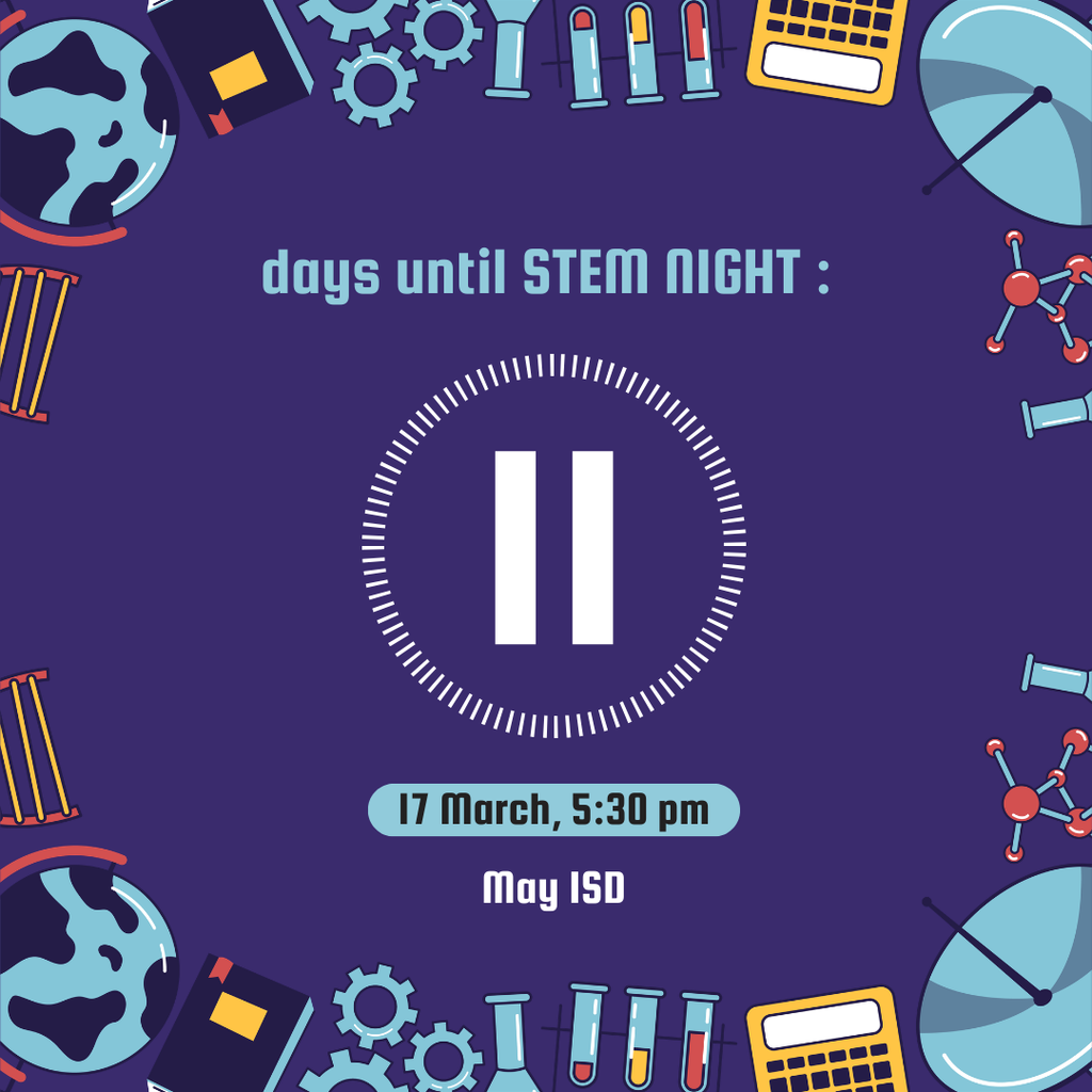 11 days until STEM night!