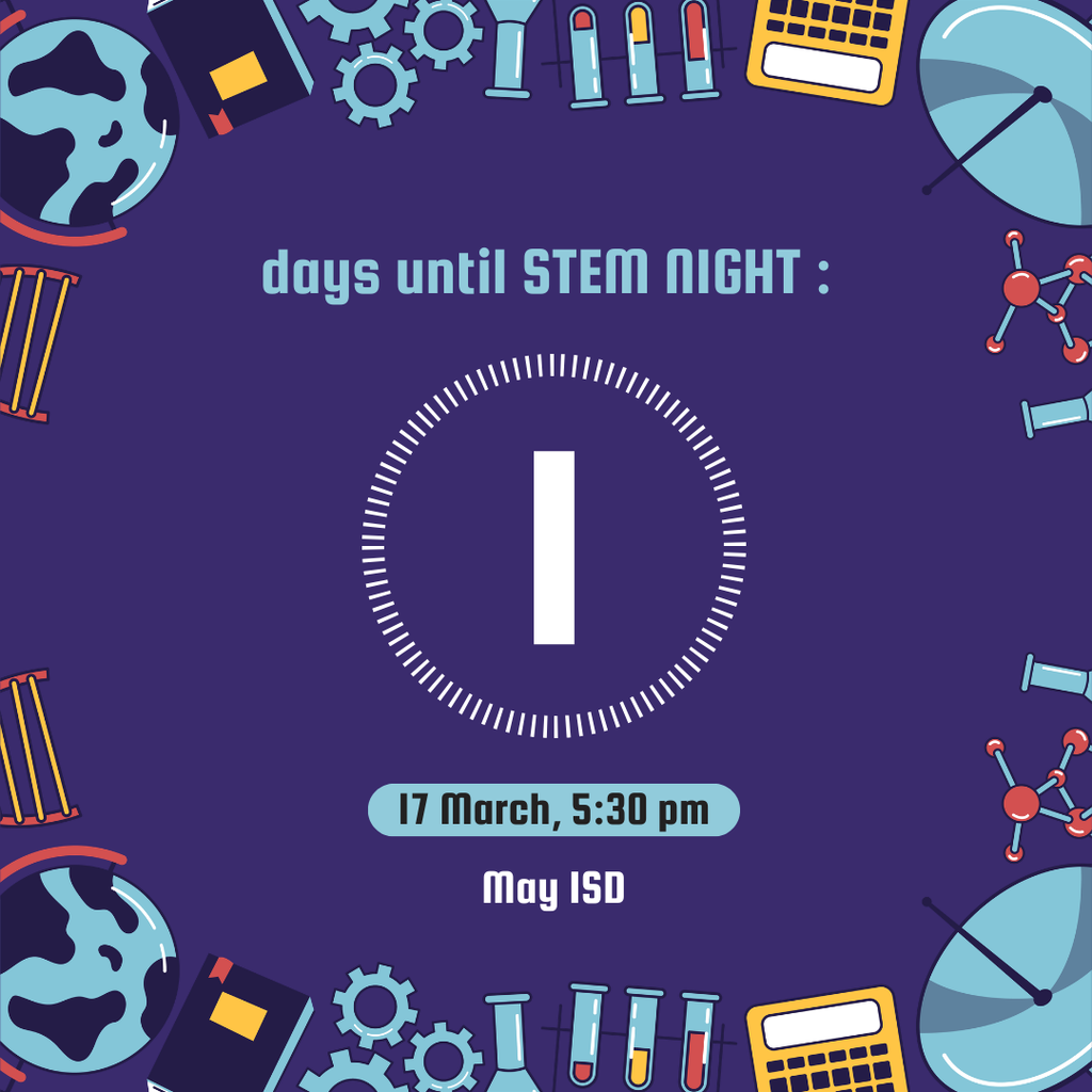 TOMORROW is STEM night!