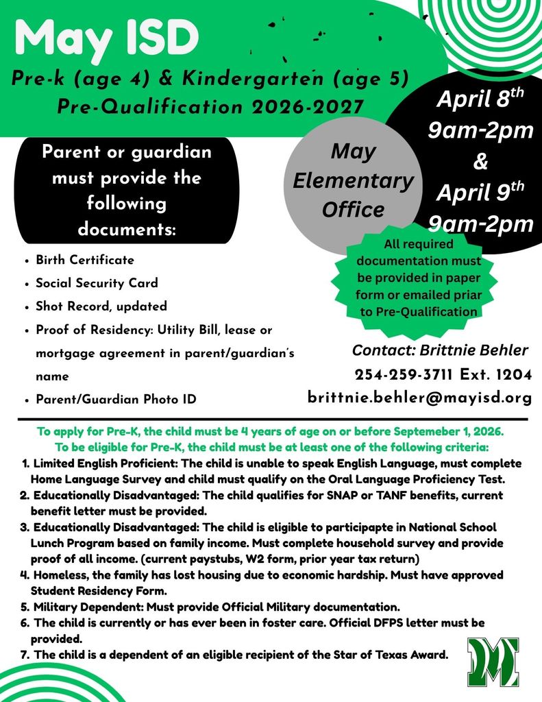 Pre-K & Kinder Pre Qualification