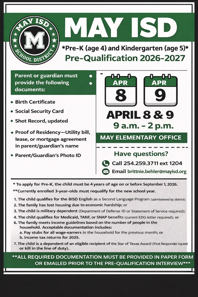 Pre-K/Kinder Pre Qualification 