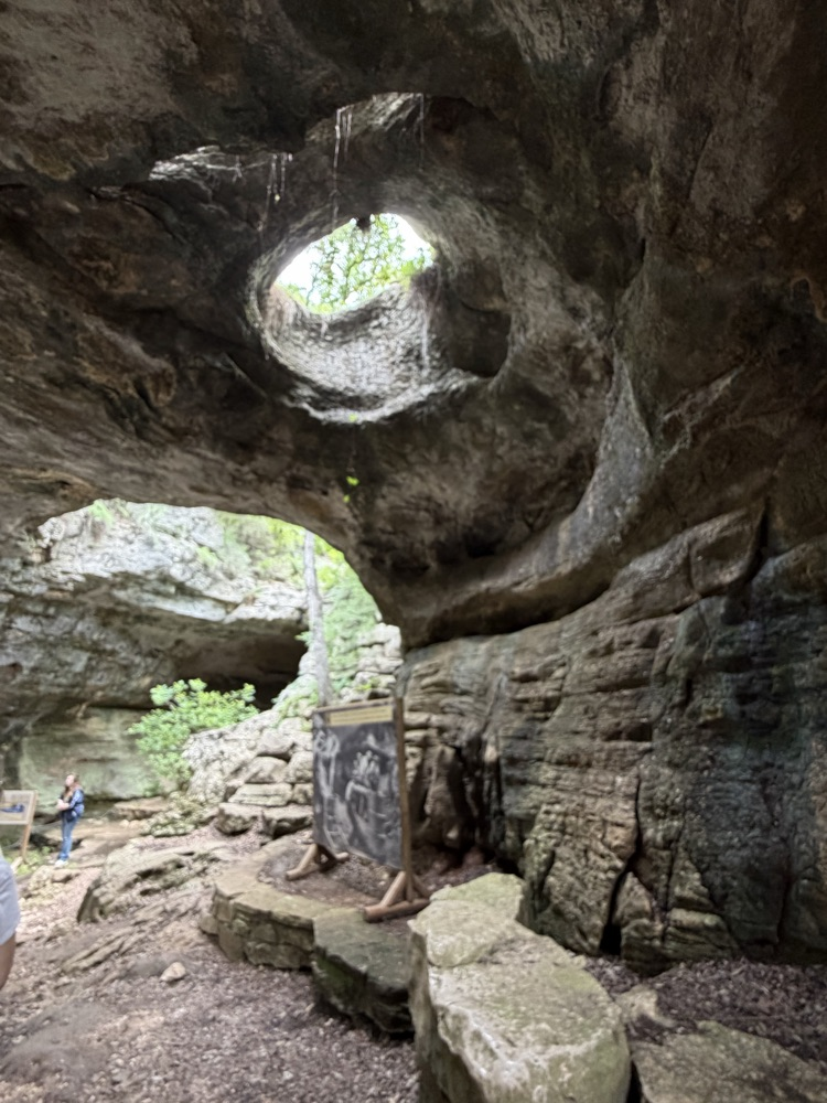 Sink Hole at the Cavern Entrance