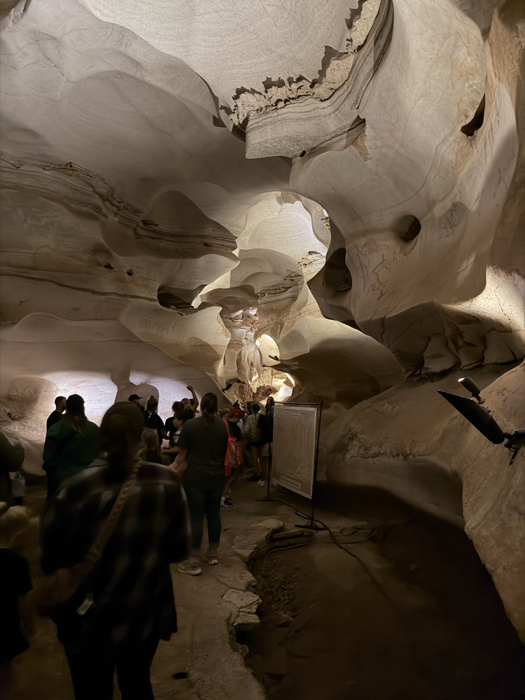 Longhorn Caverns were very interesting to our students
