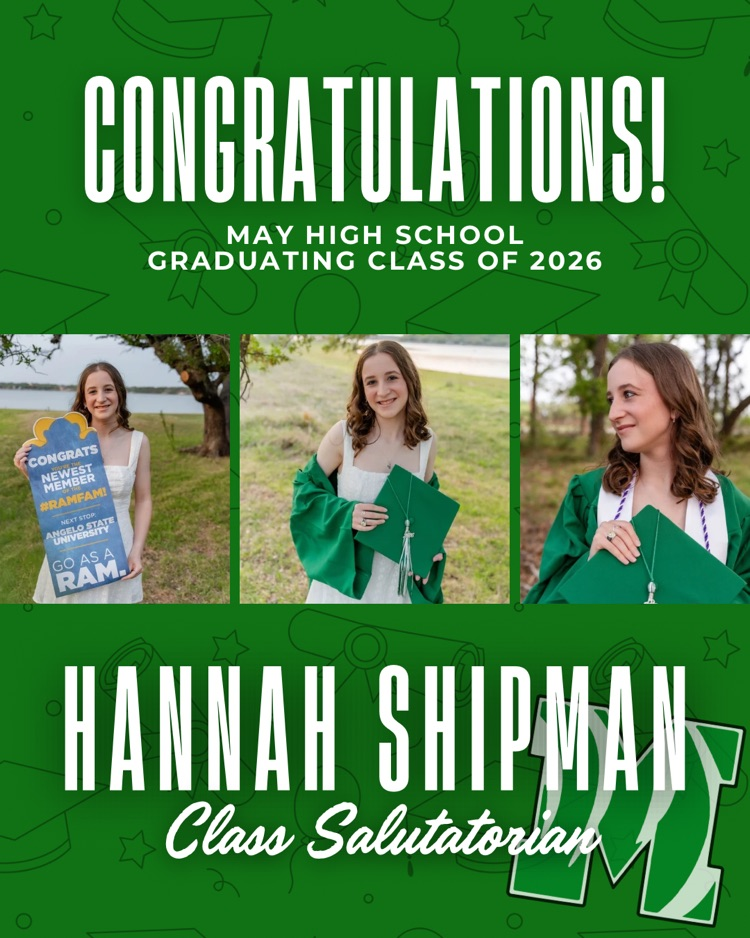 Hannah Shipman, Salutatorian