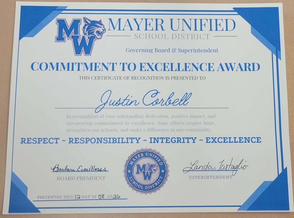 Mayer Unified Commitment to Excellence Award