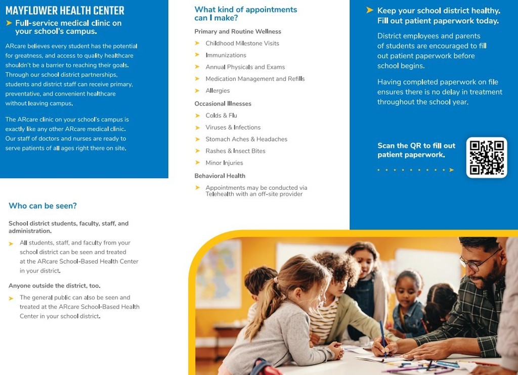 Don't forget about us! School Based Health Center