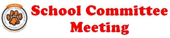 School Committee Meeting