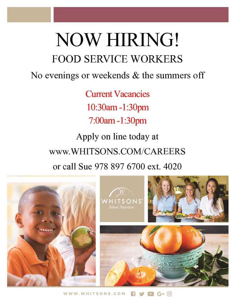 food service openings