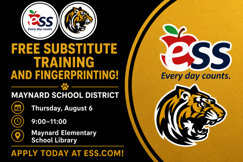 Substitute Training Flyer