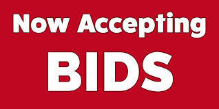 now accepting bids