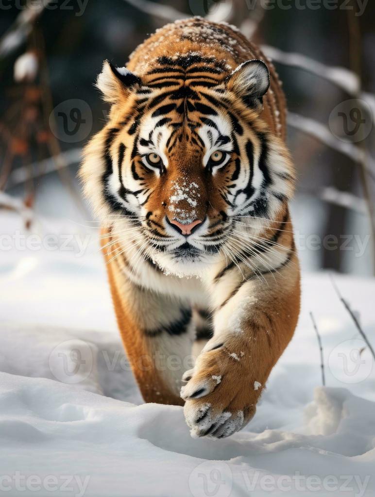 Tiger in the Snow