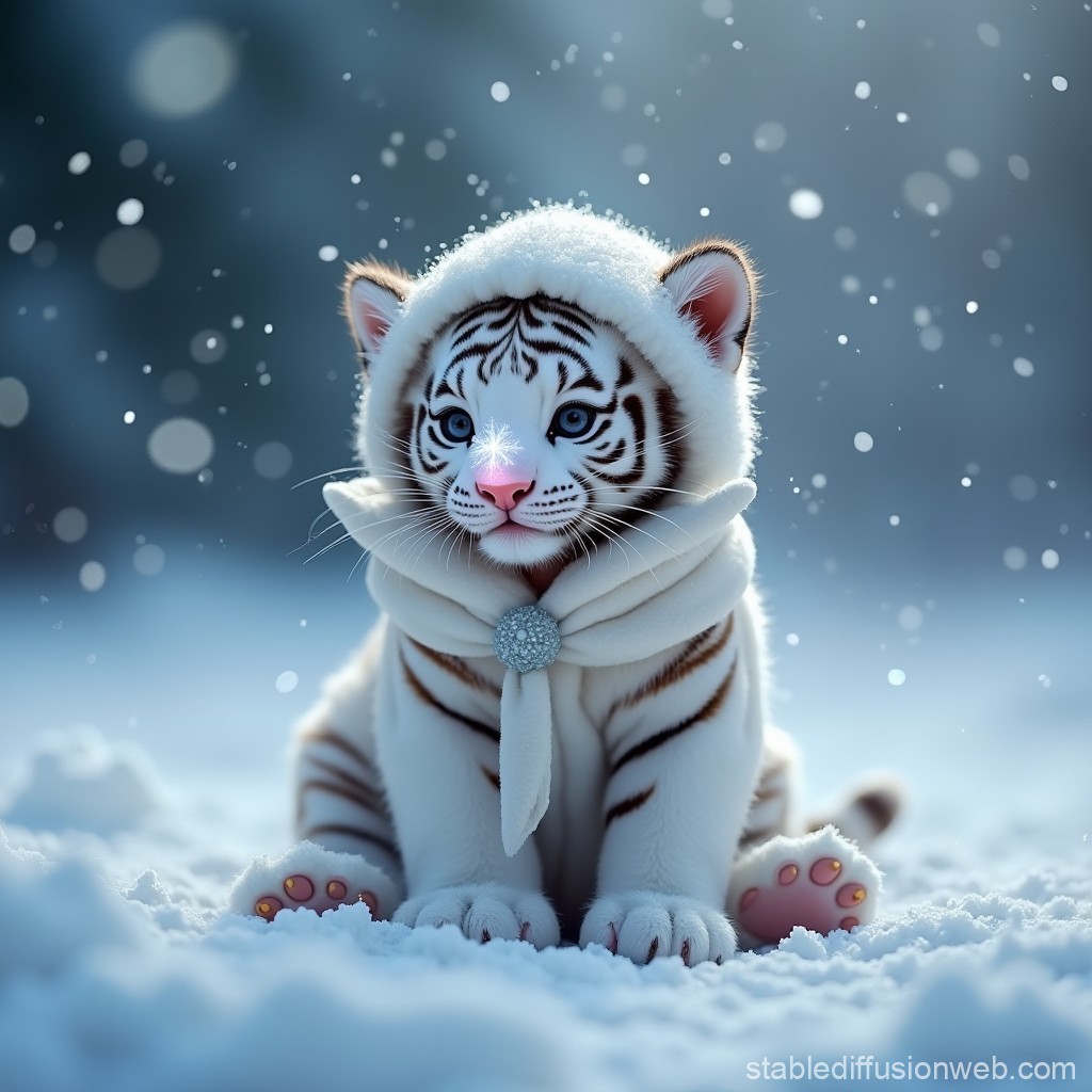 Tiger in the Snow