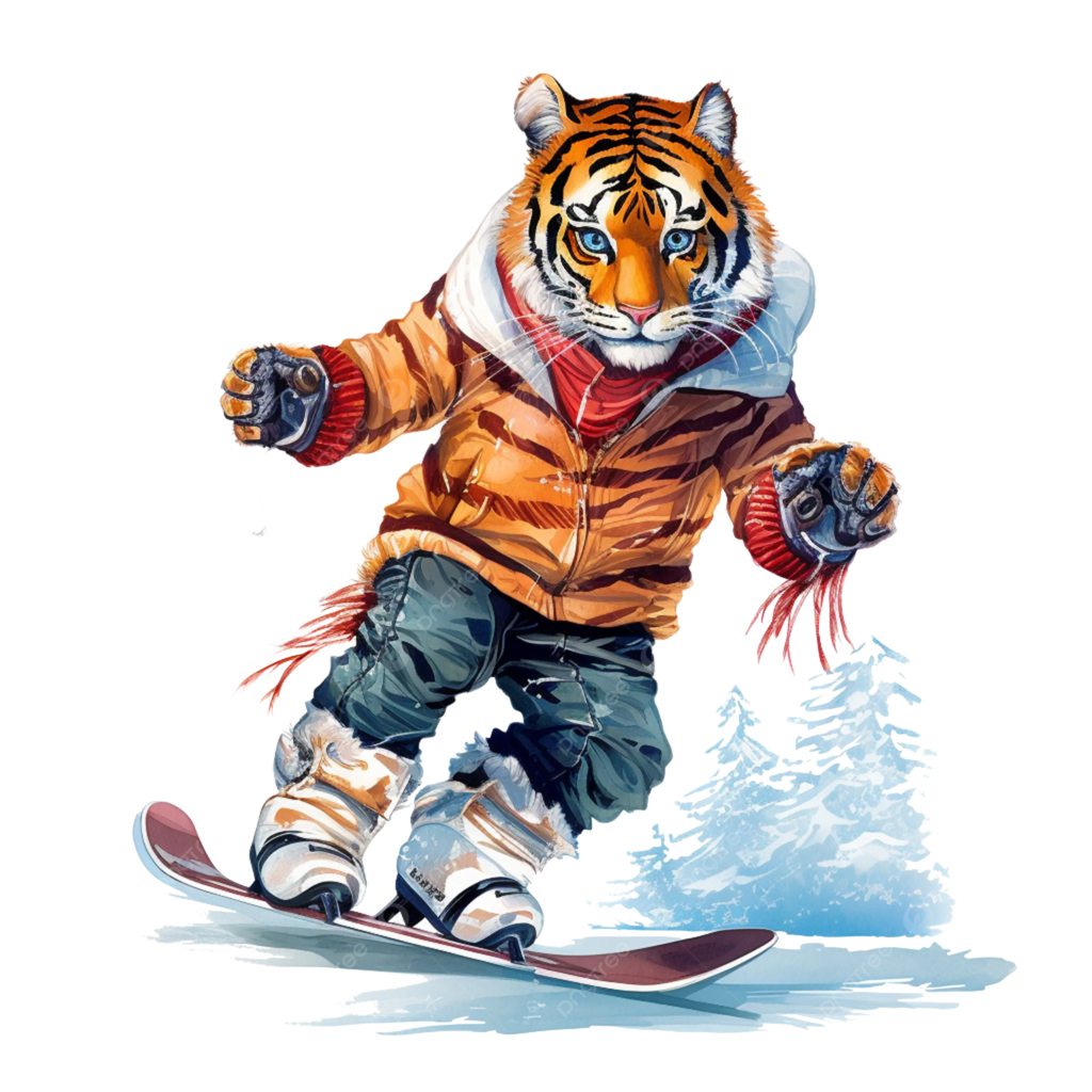 SKATING TIGER