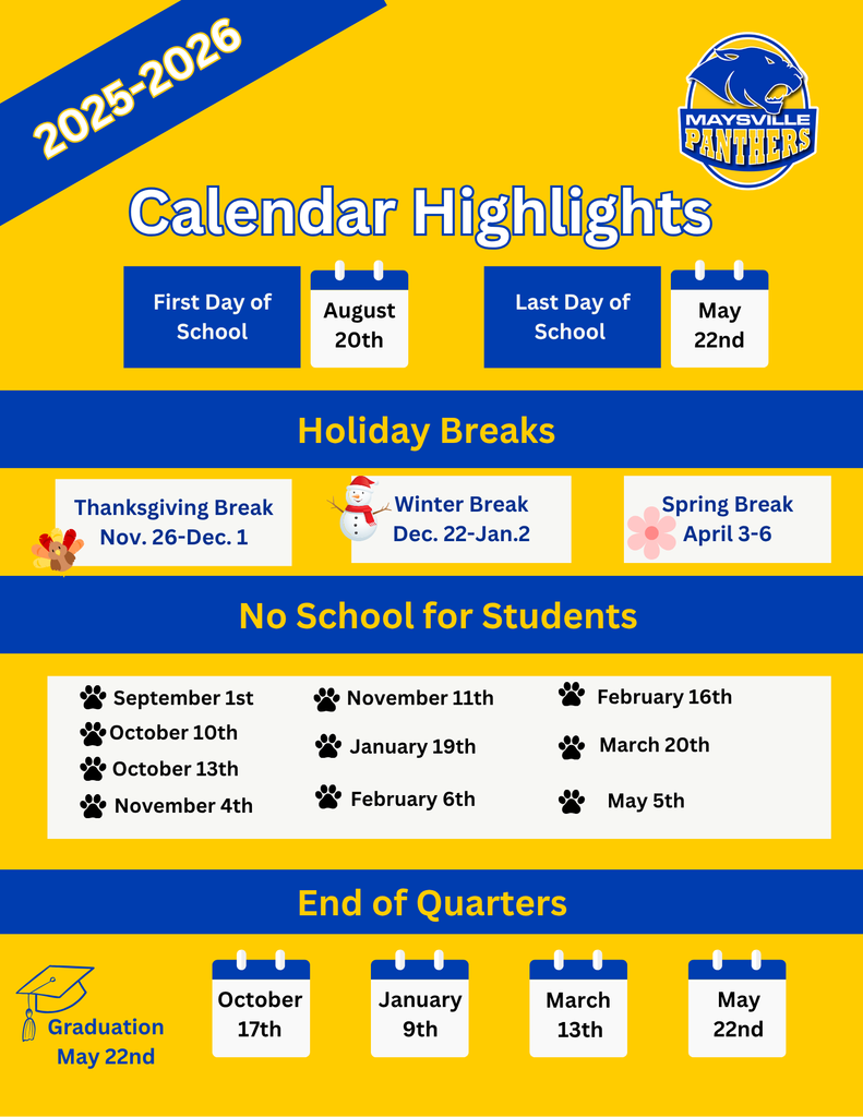Calendar Highlights