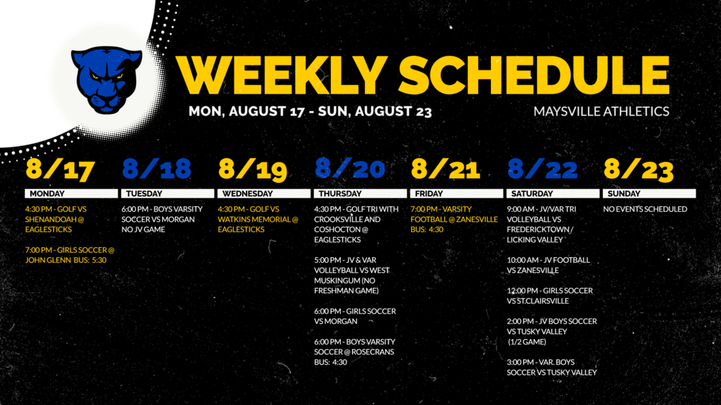 weekly athletics
