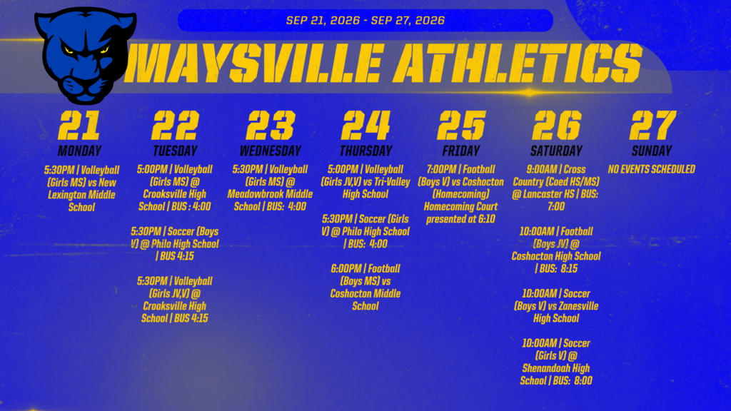 weekly athletics