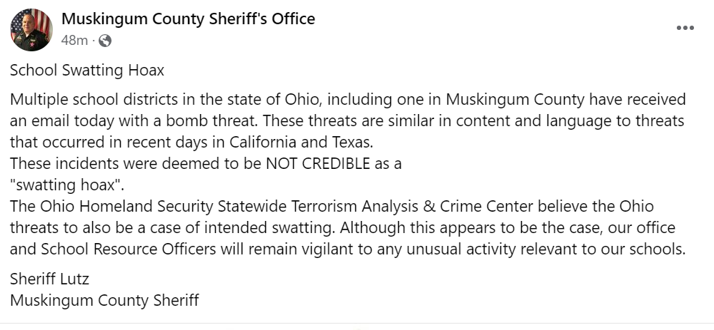 Muskingum County Sheriff's Office Post 