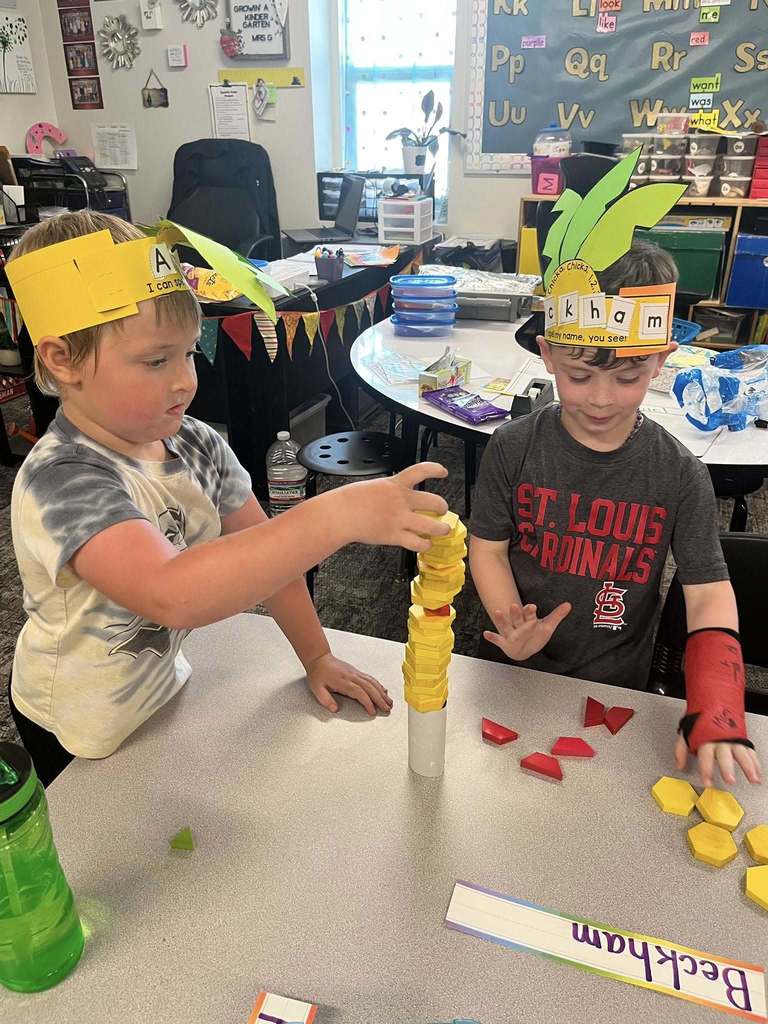 Mrs. Fitzwater’s summer school class is having fun while learning lots of new skills!