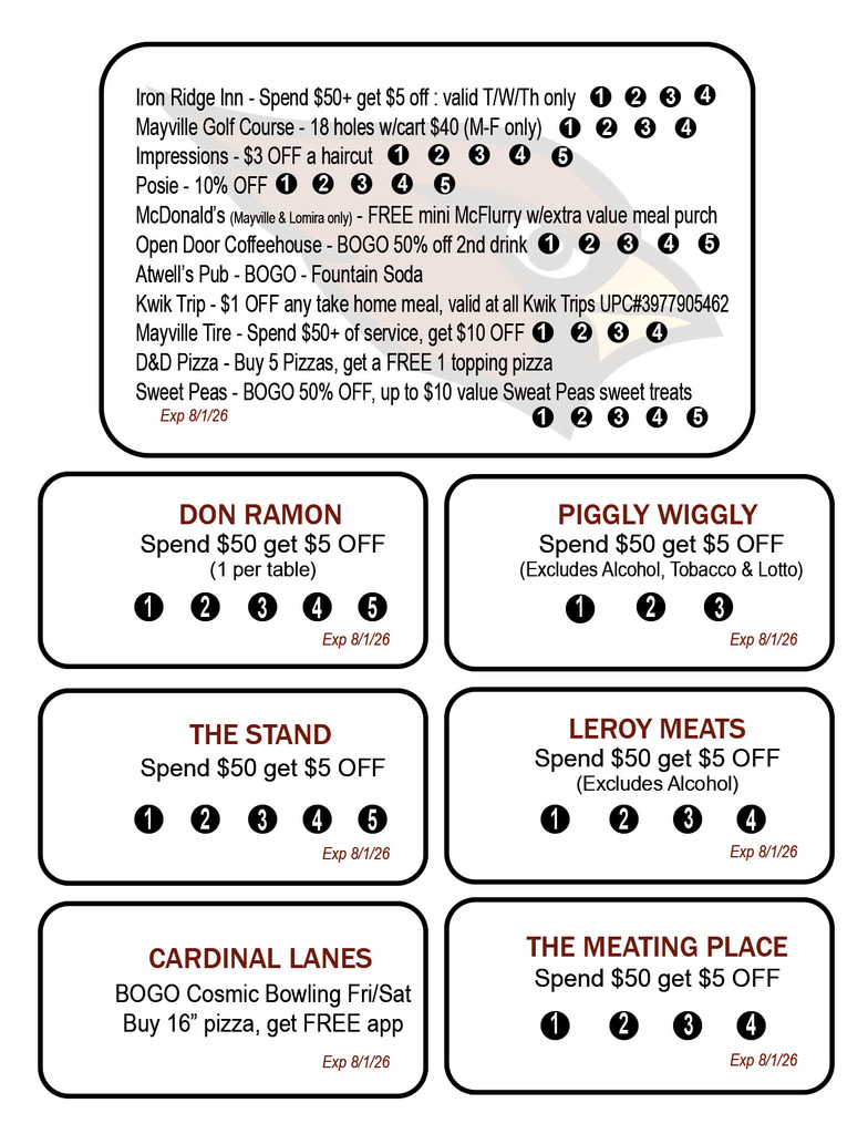 Cardinal Card 2025 - Back