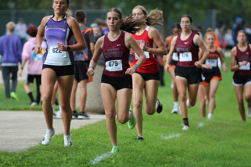 Cross Country Dodge County CC Invite Mayville Teams 2nd with 14 individual medals and 15 personal best times