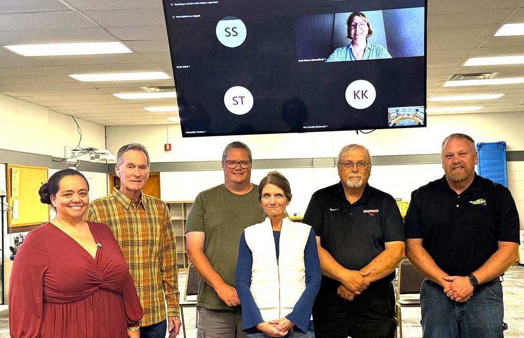 Mayville Board of Education Members during School Board Appreciation Week