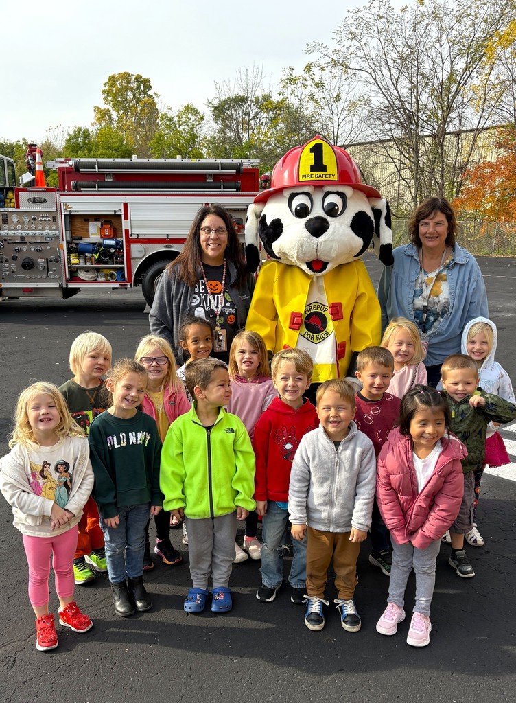Our Early Learning Center welcomed the Mayville Fire Department this morning for a fire safety visit and a tour of the fire truck! What a super fun morning!! #mayvillecardinals #mayvilleschools #cardinalpride