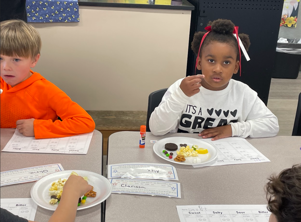 5K Sensational Sense Party celebrating the end of our Five Senses literacy unit