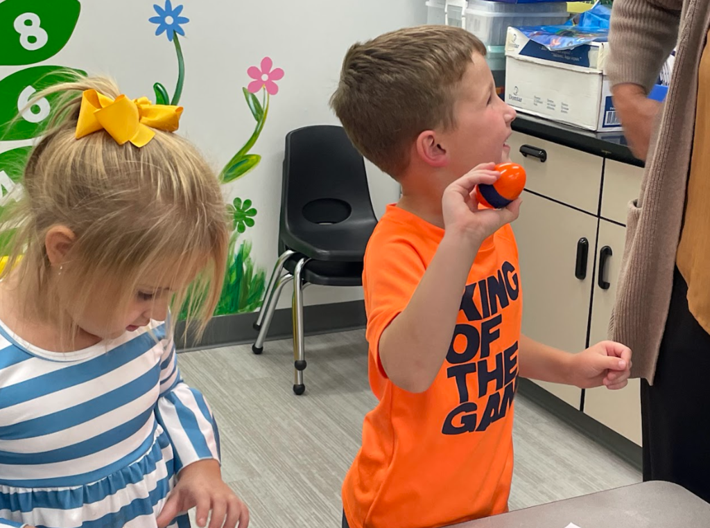 5K Sensational Sense Party celebrating the end of our Five Senses literacy unit