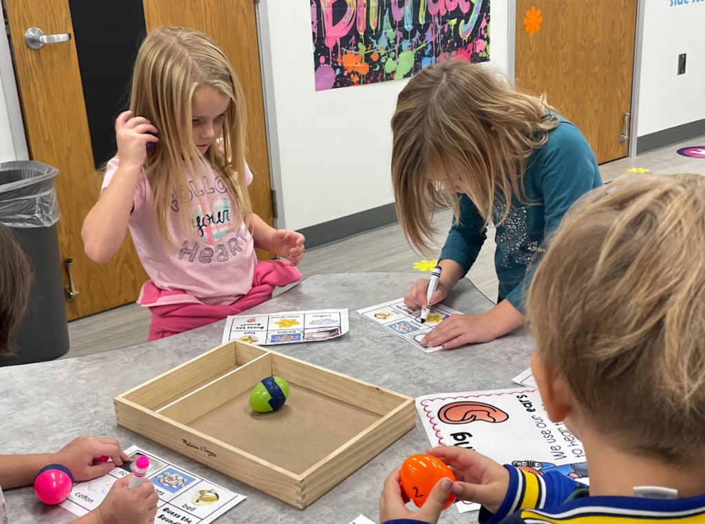 5K Sensational Sense Party celebrating the end of our Five Senses literacy unit