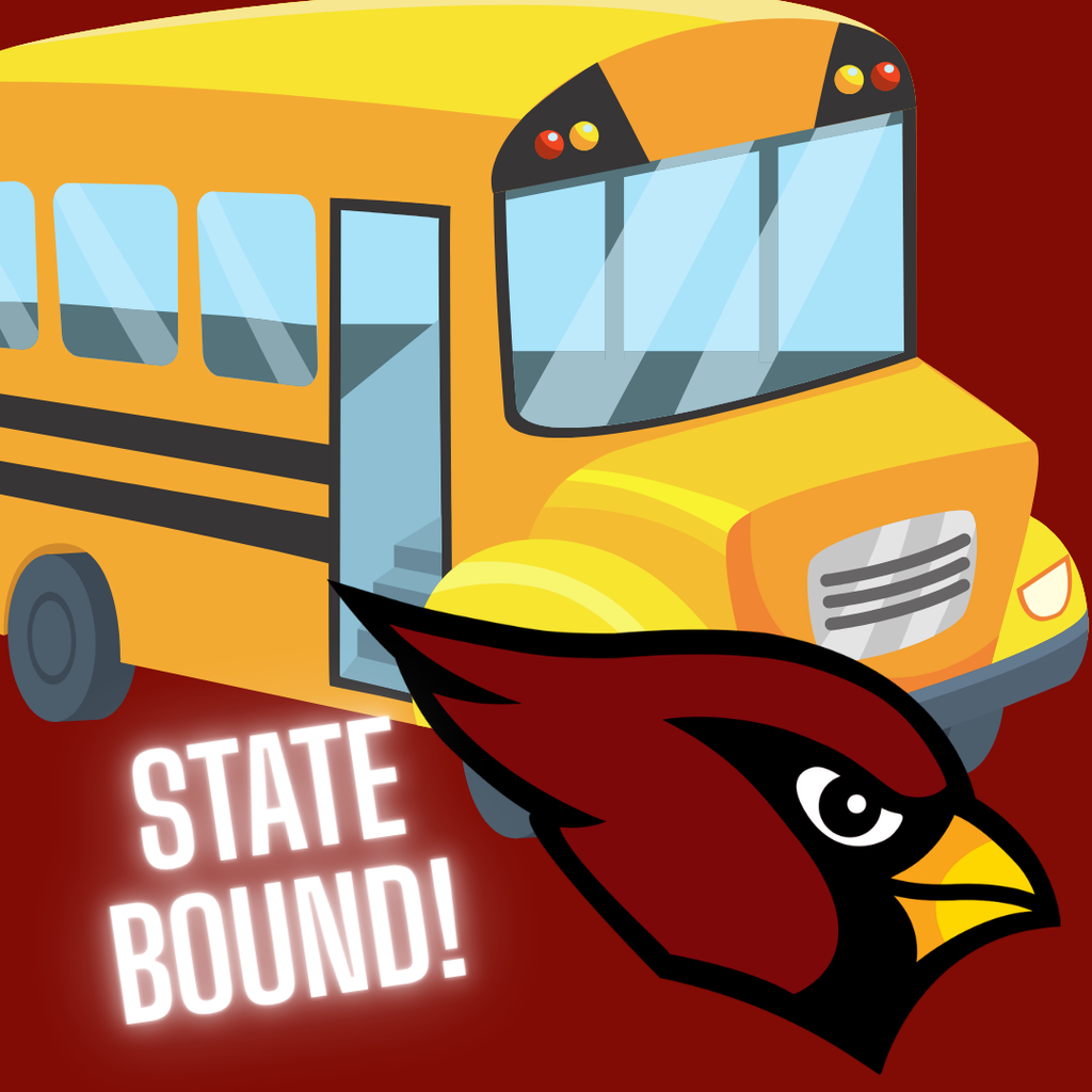 🚌🏈📣ATTN Mayville Fans! State Bound Fan Bus Sign-up Now Open! 🚌🏈📣   Sign-up for the student/staff/community fan bus in the MHS office. Cost is $5. Permission slip required (also available in the school office or on ParentSquare for district families). Students need to be signed up for the bus, with permission slip and money, no later than noon on Weds, 11/19. Fan buses will begin loading at 1:45pm on Thursday from the front of the high school. Departure is at 2:00pm sharp.   Students riding to the game on a fan bus must ride home on the same bus. Students will not be allowed to ride home with friends who drove to the game. Family and community members are welcome to register for the Student/Staff fan buses by stopping in at MHS. Our best effort to accommodate all riders will be made, you'll be contacted if we are unable to meet the demand. Only 7-12 grade students may ride without parent/guardian. Bus fare does NOT include your game ticket - those must be purchased online in advance at gofan.co. Please be aware that Camp Randall is CASHLESS! #mayvillecardinals #cardinalpride