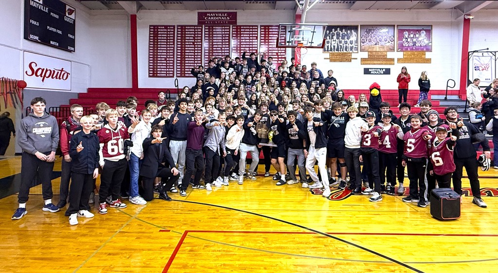 ❤🏈📣 What an amazing ride! Congratulations to our Mayville Cardinals on bringing home the gold! ❤🏈📣 WIAA Division 5 Football State Champions 2025. CARDINAL PRIDE!! #mayvillecardinals #mayvilleschools #cardinalpride 