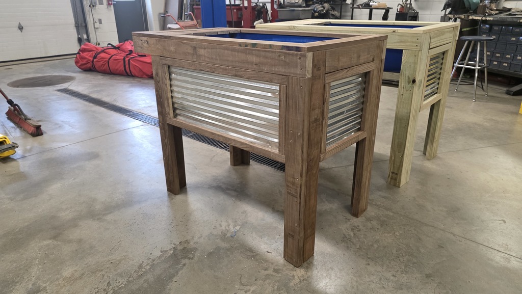 Mayville Manufacturing is thinking Spring! The group is making raised garden beds and phone/cup holders. Check out images and additional details in the order form linked below. Mayville Manufacturing will build and hold onto ordered items until the month of March, if needed, so customers don't have to worry about storing until spring. Please spread the word! Thank you for supporting our student-led business! #mayvillecardinals #mayvilleschools #cardinalpride  https://docs.google.com/forms/d/e/1FAIpQLSf2o1I4JBXTtnVA20ZdIlmbkjR7QxSKBf1aLhMCJfObmxs7lQ/viewform