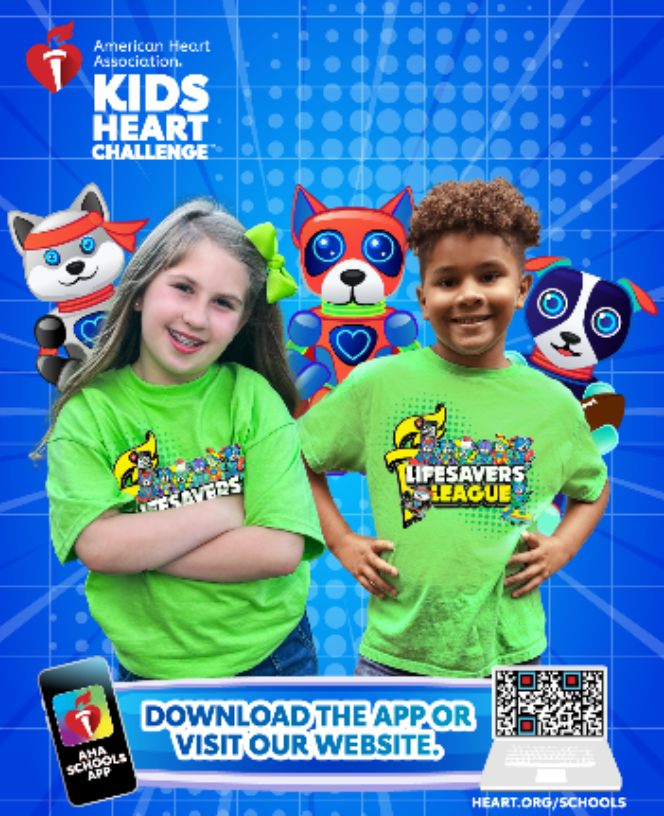 KHC is underway, and our school is excited about feeling good while doing good! Mayville Elementary School is helping kids with special hearts through Kids Heart Challenge. We want as many families as possible to learn about heart health and the lifesaving skill of Hands-Only CPR. You can help by completing Finn’s Mission. When your student completes all the steps, they’ll earn a Lifesavers Cape and earn a chance to win two tickets to Super Bowl LXI in 2027! Sign up today at http://www2.heart.org/site/TR?fr_id=12398&pg=company&company_id=542608 or by using the AHA Schools app. #mayvillecardinals #mayvilleschools #cardinalpride