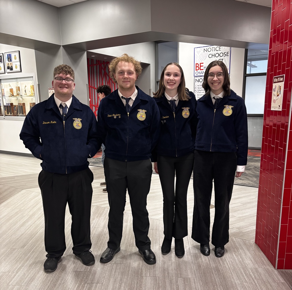 Mayville FFA hosted the 2026 Leadership Development Event earlier this week which is an agricultural speaking contest featuring events including Employment Skills, Parliamentary Procedure, Discussion, and more. MHS welcomed 10 chapters from across our district to this event. Winners will move on to the Sectional Contest for the chance to advance to the State Contest in June. Thank you to all who participated and donated their time to help this contest run smoothly, and congratulations to all the students who participated! #mayvillecardinals #mayvilleschools #cardinalpride #MayvilleWIFFA