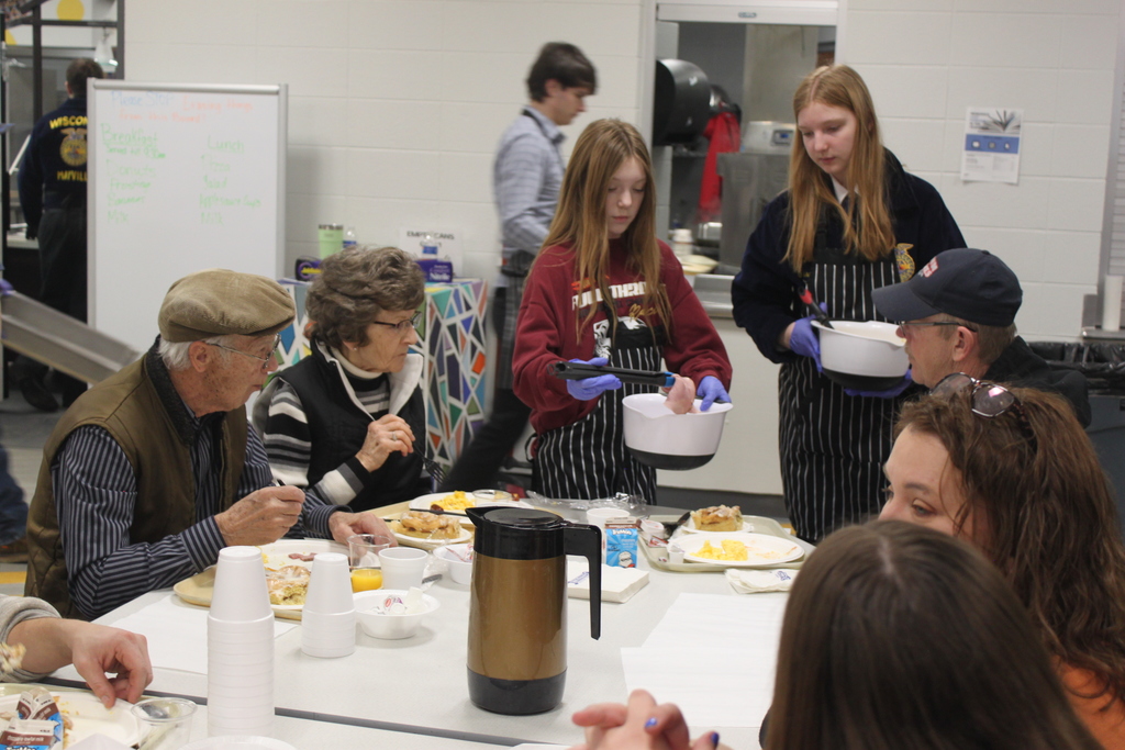 SAVE THE DATE! FFA Alumni Breakfast - Sunday, March 1st, 2026! Join the Mayville FFA Alumni for its 39th annual Country-Style Breakfast on Sunday, March 1st, from 8am-12pm in the Mayville Jr/Sr High School Cafeteria! All-you-can-eat scrambled eggs, pork sausage, honey-glazed ham, local cheese, toast, oven-fresh cinnamon rolls, orange juice, milk and coffee. Door prizes for purchase to win. $10 per adult (age 13+), $5 per child (age 6 - 12), Free for Children (age 5 and under). All proceeds used to fund the Mayville FFA Alumni Scholarship Program. #mayvillecardinals #cardinalpride