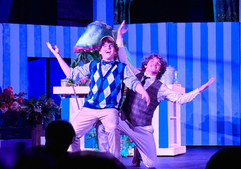 Little Shop of Horrors photos from show ensemble performing