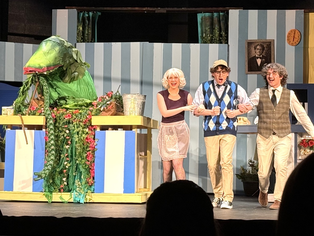 Little Shop of Horrors photos from show ensemble performing