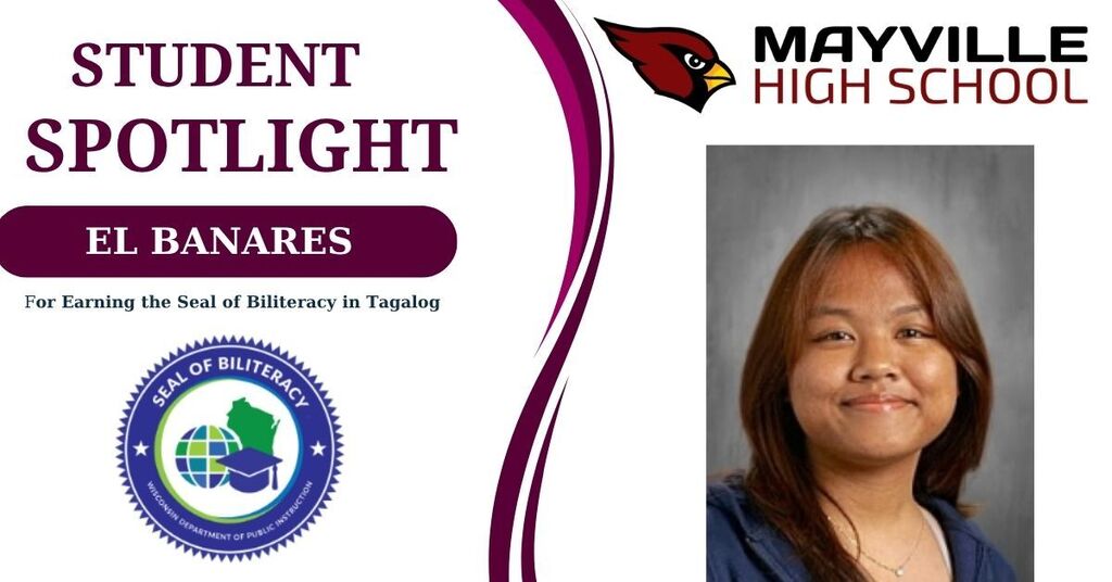 Seal of Biliteracy Student Spotlight with student photo