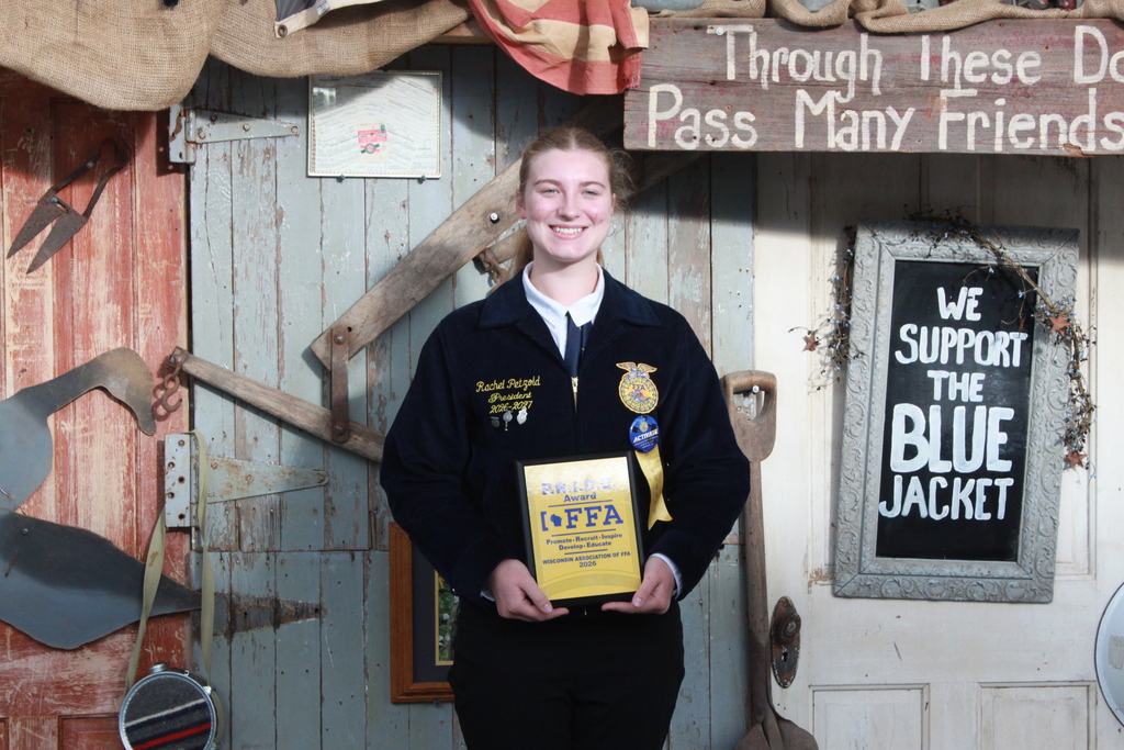 FFA students smiling at FFA State Convention in June