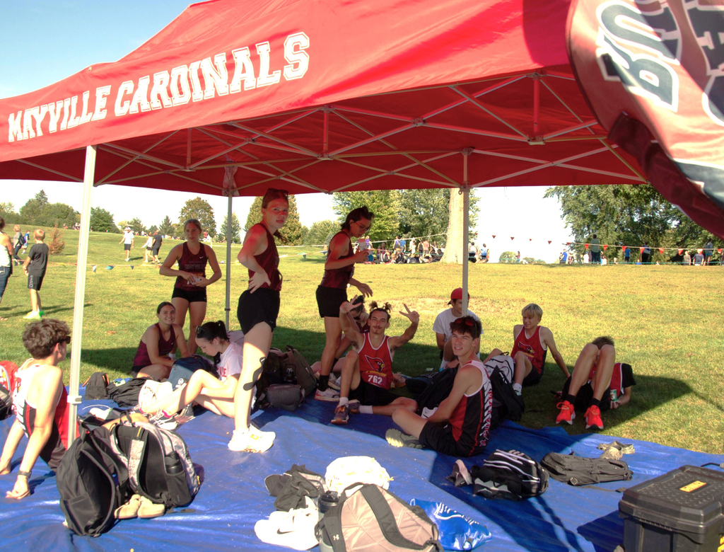 Cardinal Cross Country at Mike Hurlbert Invite at Mayville Golf Course